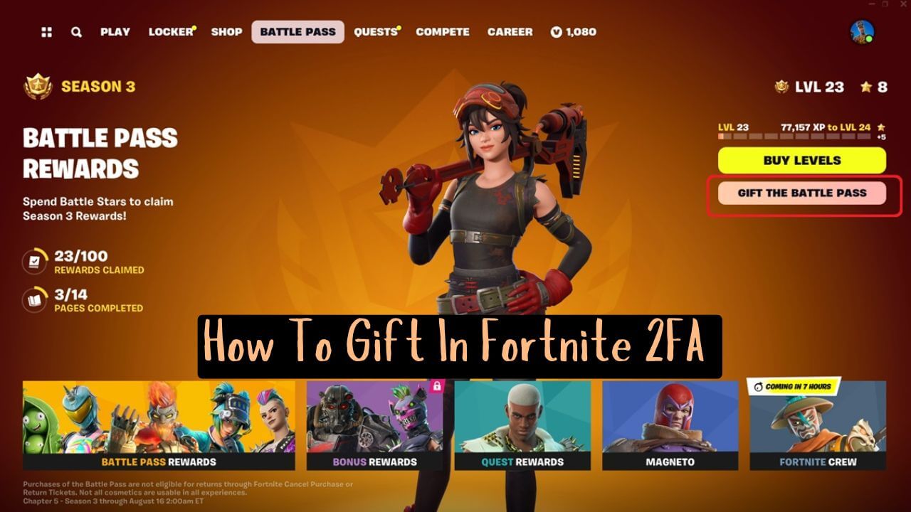 How To Gift In Fortnite 2FA – Easy Method